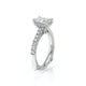 Verragio Halo Emerald Engagement Ring