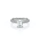Verragio Halo Emerald Engagement Ring
