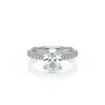 Verragio Halo Oval Engagement Ring