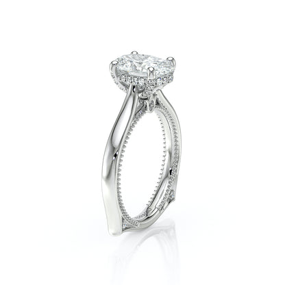 Verragio Halo Oval Engagement Ring