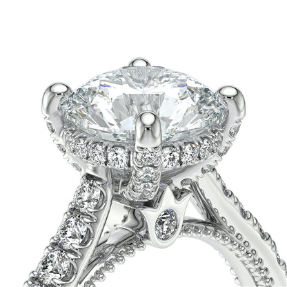 Verragio Halo Round Engagement Ring