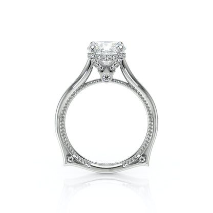 Verragio Halo Round Engagement Ring