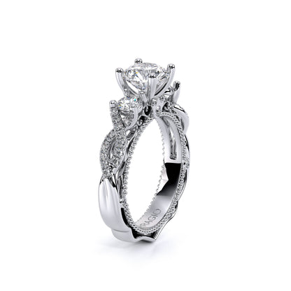 Verragio Three-Stone Round Engagement Ring