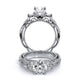 Verragio Three-Stone Round Engagement Ring