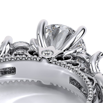 Verragio Three-Stone Round Engagement Ring