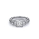 Verragio Three-Stone Princess Engagement Ring