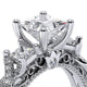 Verragio Three-Stone Princess Engagement Ring