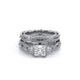 Verragio Three-Stone Princess Engagement Ring