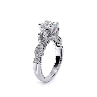 Verragio Three-Stone Princess Engagement Ring