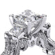 Verragio Three-Stone Princess Engagement Ring