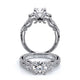 Verragio Three-Stone Round Engagement Ring