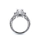 Verragio Three-Stone Round Engagement Ring