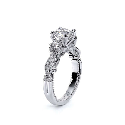 Verragio Three-Stone Round Engagement Ring