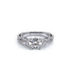 Verragio Three-Stone Round Engagement Ring