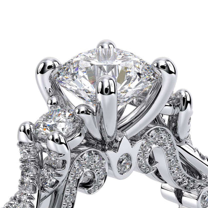 Verragio Three-Stone Round Engagement Ring