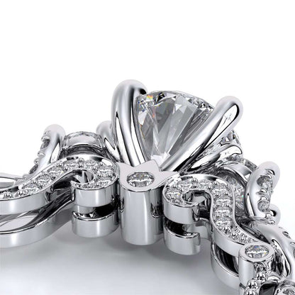 Verragio Three-Stone Round Engagement Ring