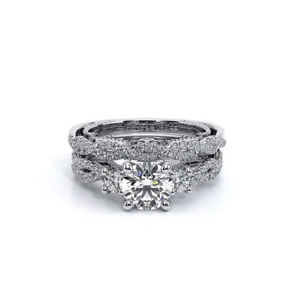Verragio Three-Stone Round Engagement Ring