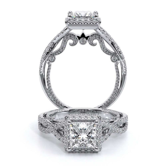 Verragio Halo Princess Engagement Ring