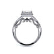 Verragio Halo Princess Engagement Ring