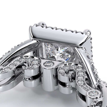 Verragio Halo Princess Engagement Ring