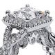 Verragio Halo Princess Engagement Ring