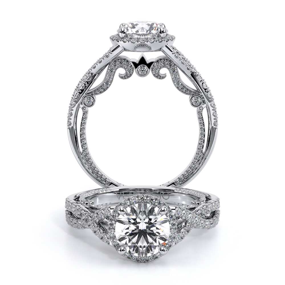 Verragio Halo Round Engagement Ring