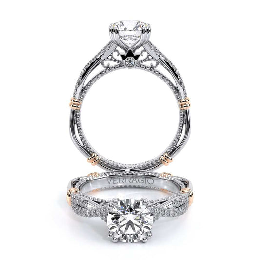 Verragio Pave Round Engagement Ring