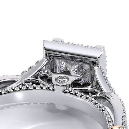 Verragio Halo Princess Engagement Ring