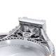 Verragio Halo Princess Engagement Ring