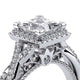 Verragio Halo Princess Engagement Ring
