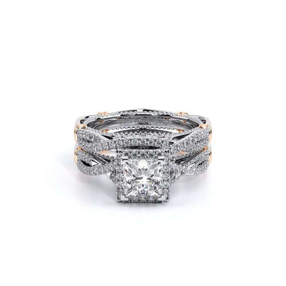 Verragio Halo Princess Engagement Ring