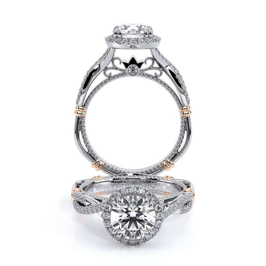 Verragio Halo Round Engagement Ring