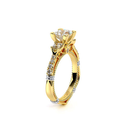 Verragio Three-Stone Princess Engagement Ring