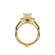 Verragio Three-Stone Princess Engagement Ring