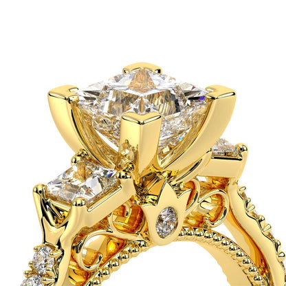 Verragio Three-Stone Princess Engagement Ring
