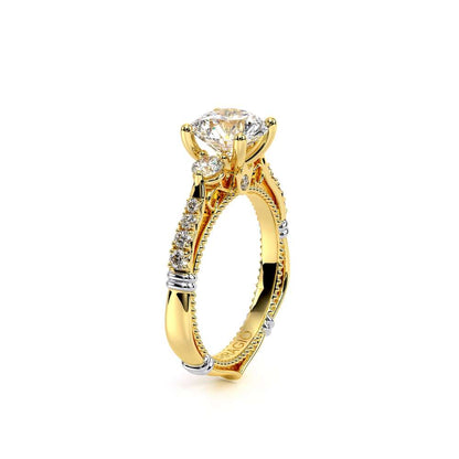 Verragio Three-Stone Round Engagement Ring