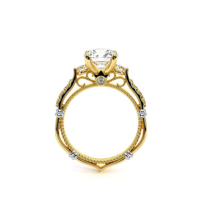 Verragio Three-Stone Round Engagement Ring