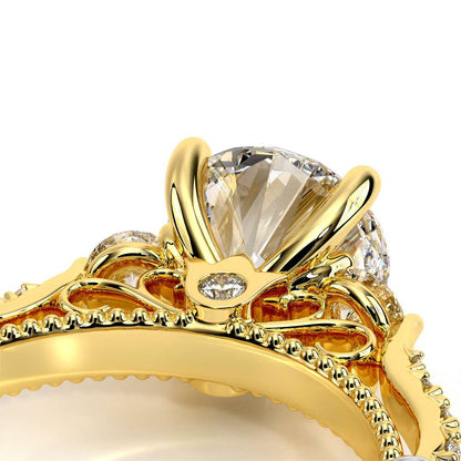 Verragio Three-Stone Round Engagement Ring