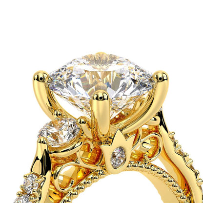 Verragio Three-Stone Round Engagement Ring