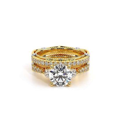 Verragio Three-Stone Round Engagement Ring