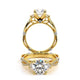 Verragio Three-Stone Round Engagement Ring