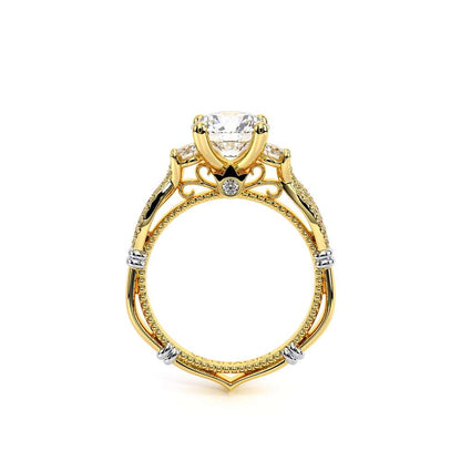 Verragio Three-Stone Round Engagement Ring