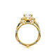 Verragio Three-Stone Round Engagement Ring