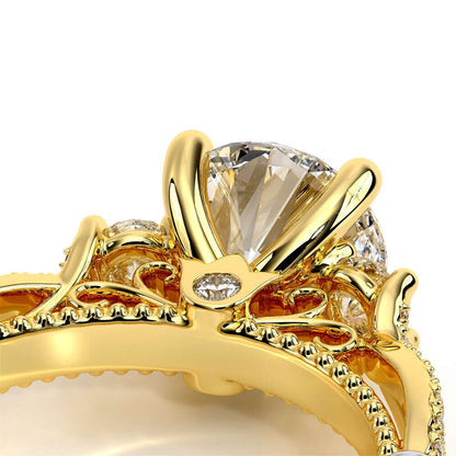 Verragio Three-Stone Round Engagement Ring