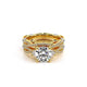 Verragio Three-Stone Round Engagement Ring