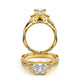 Verragio Three-Stone Princess Engagement Ring