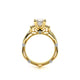 Verragio Three-Stone Princess Engagement Ring