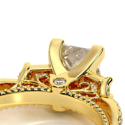 Verragio Three-Stone Princess Engagement Ring