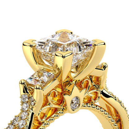 Verragio Three-Stone Princess Engagement Ring