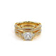 Verragio Three-Stone Princess Engagement Ring